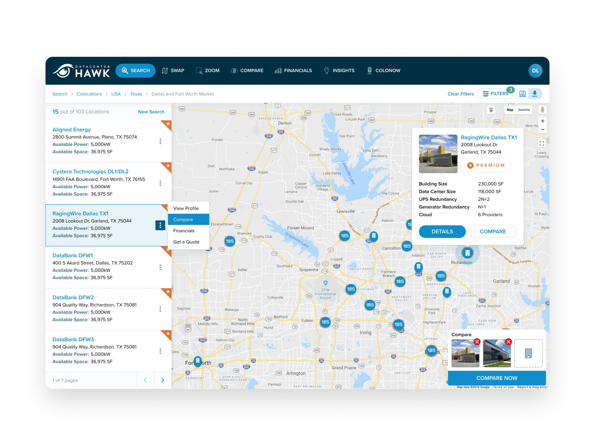 DatacenterHawk — product and design system